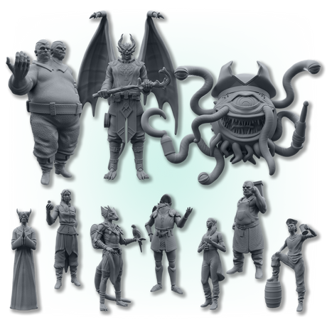 Enchanted Emporium's Merchants – STL Bundle