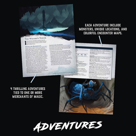 Wanderer's Guide to Merchants & Magic Hardcover & PDF