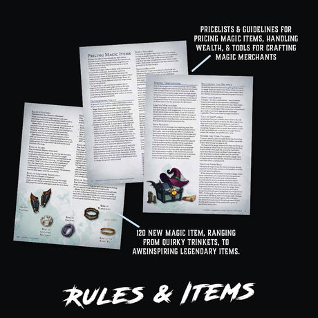Wanderer's Guide to Merchants & Magic Hardcover & PDF