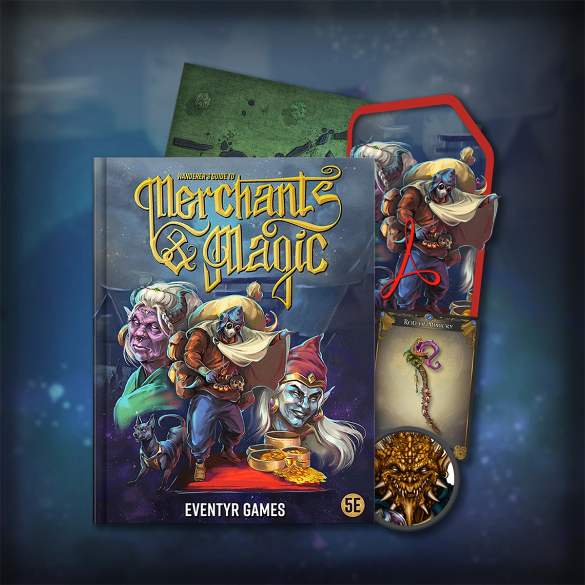 Wanderer's Guide to Merchants & Magic Hardcover & PDF