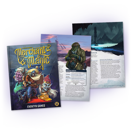 Wanderer's Guide to Merchants & Magic Hardcover & PDF