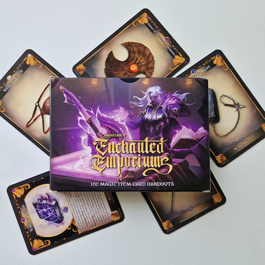 Enchanted Emporiums Magic Items Card Deck