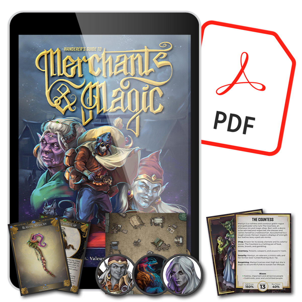 Wanderer's Guide to Merchants & Magic